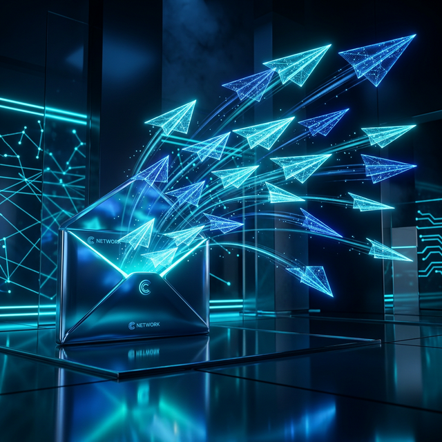 Communication Holographic Planes 3D Graphic